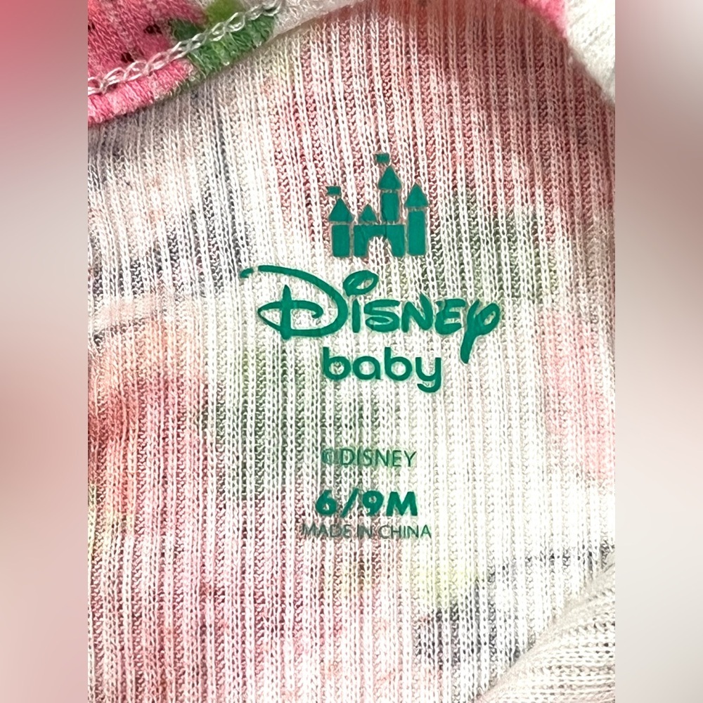 Disney Baby Minnie Mouse White & Pink Knit Fabric Outfit w Red Tulle Skirt Dress - Picture 5 of 13